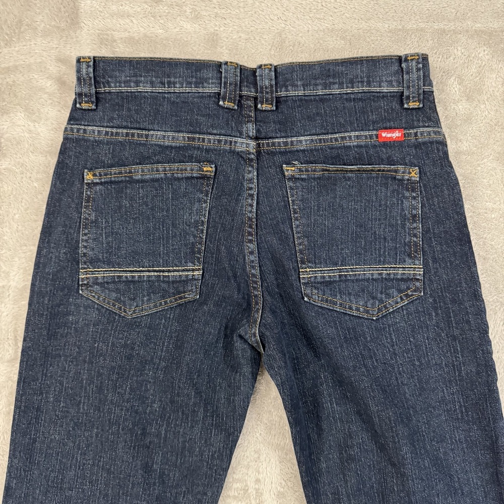 NWT Wrangler Jeans Youth Boys 16 Regular Straight Blue Comfort Flex Adjustable - Picture 9 of 16